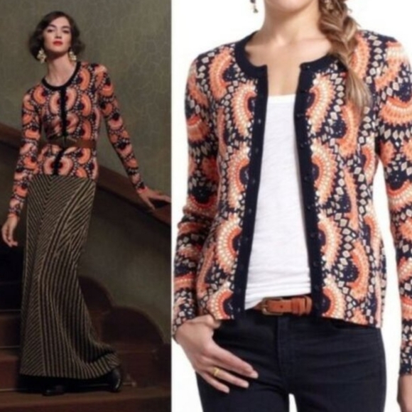 Anthropologie Odval Cardigan Sweater 